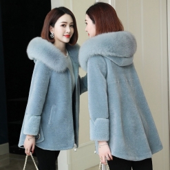 Үслэг хагас урттай куртик Куртик Teddy coat Kurtik