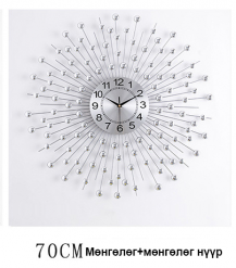 Цаг Ханын цаг 3D цаг DIY цаг Зочны өрөөний цаг