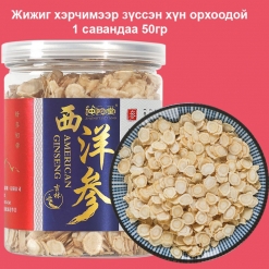 Америк хүн орхоодой  Хүн орхоодой Ginseng